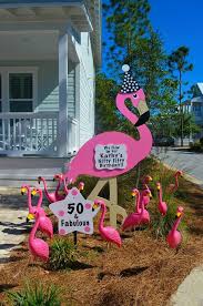 Birthday Lawn Signs Rental Flamingo Birthday Yard Sign Rentals Destin Fl Birthday Yard Signs Flamingo Birthday Flamingo Birthday Party