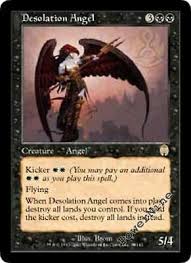 See more ideas about mtg, magic the gathering, magic the gathering cards. 1 Played Desolation Angel Black Apocalypse Mtg Magic Rare 1x X1 Ebay