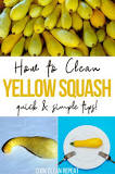 Should yellow squash be peeled?