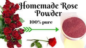 Homemade Rose Petal Powder 100 Natural Diy Rose Powder For Glowing Fair Skin Avni Rosepowder Glowingskin Fair Fresh Rose Petals Diy Roses Rose Petals