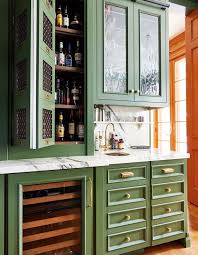 These Glamorous At Home Bars Will Elevate Your Cocktail Hour In 2020 Old World Kitchens Bars For Home Home