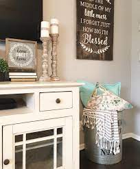 Living Room Decor Farmhouse Decor Farmhouse Style Neutral Decor Candlesticks Hobby Farm House Living Room Living Room Decor Styles White Living Room Decor
