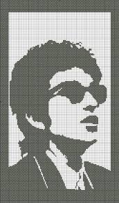 Black And White Silhouette Cross Stitch Patterns Cross Stitch Pattern Singer Bob Dylan By Silhouettecentral On Etsy Cat Cross Stitch Pattern Cross Stitch Patterns Cross Stitching