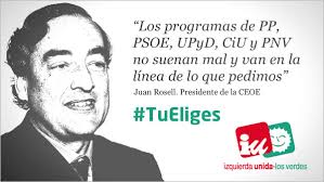 Propaganda electoral de IU