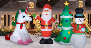 Walmart offers tree + ornament bundles priced. 9 Christmas Inflatables Only 29 At Walmart Unicorn Santa More Hip2save