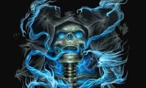 A collection of the top 42 4k ultra hd skull wallpapers and backgrounds available for download for free. 48 Blue Fire Skull Wallpaper On Wallpapersafari
