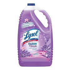 Lysol 144 Oz Lavender And Orchid Disinfectant Liquid All Purpose Cleaner In The All Purpose Cleaners Department At Lowes Com