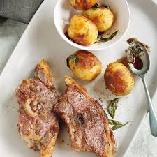 Lammkoteletts Mit Balsamicokartoffeln Rezept Lammkotelett Einfache Gerichte Mediterrane Gerichte
