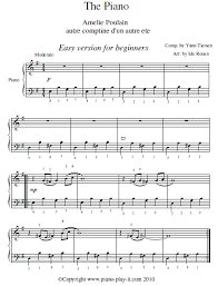 Comptine D Un Autre été L Après Midi Piano Amelie Soundtrack Piano Sheet Piano Sheet Piano Sheet Music Free Easy Piano Sheet Music