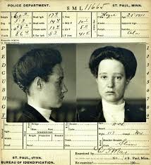 Prisoner No 11665 Robbery Female With Tattooed Arms From Mug Shots Photo Vintage Photographs