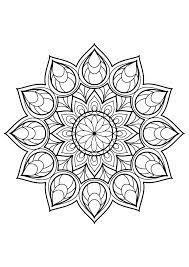 It's very simple and extremely calming because it slows down your. Mandala From Free Coloring Books For Adults 9 Mandalas Adult Coloring Pages