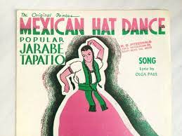 Sheet Music The Mexican Hat Dance Or Jarabe Etsy Famous Mexican Sheet Music Vintage Sheet Music