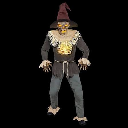 8 1/2 Ft. Animated Scarecrow Halloween Animatronic Decoration – The Horror  Dome