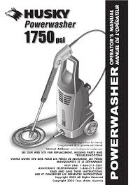 Husky 1750 Psl Operator S Manual Pdf Download Manualslib