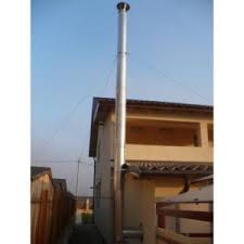 Cos De Fum Perete Dublu Inox Diametrul Interior 160 Mm Inaltime 8 Ml Complet Echipat Tubovent