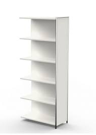 Anbauregal Breit Artline 78x38x185cm Weiss Regal Turen Und Boden Weiss