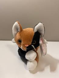 Ty Beanie Baby Chip The Adorable Calico Cat 8 Inch Etsy