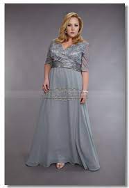 Plus Size Silver Gray Chiffon Mother Of The Bride Dresses With Lace Sleeves Us Mother Of The Bride Plus Size Mother Of Groom Dresses Mother Of The Groom Gowns