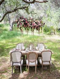 Summer Solstice Party Ideas Domino Floral Chandelier Wedding Table Settings Flower Chandelier