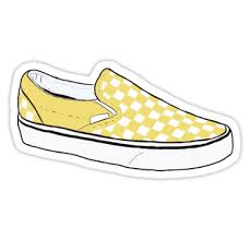 Black And White Checkered Vans Wallpaper Yellow Checkerboard Vans Stickers By Stevendoherty13 Redbubble Vans Stickers Cute Laptop Stickers Tumblr Stickers