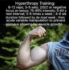 Hypertrophic Training When Focusing On The Negative The Set Should Take 40 45 Sec To Complete A Aerobics Workout Weight Training Workouts Gym Workout Chart