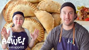 Bon appétit test kitchen manager brad leone is back for episode 34 of it's alive. he's joined by chef and host matty matheson (muchies, viceland) to make s. Watch Brad And Gaby Make Beef Empanadas It S Alive Bon Appetit