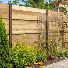 Build A Cedar Fence With Open Panels Cedar Fence Metal Garden Gates Garden Gates
