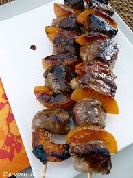 De Vous A Moi Brochette De Canard Aux Abricots Brochettes De Canard Recettes De Cuisine Brochette