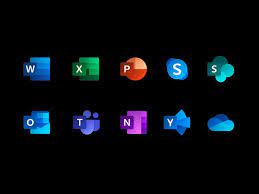 Microsoft Office Fluent Icons Metro Icon Branding Vector Illustration Microsoft App Design Icons Fluent Des Icon Design Inspiration Office Icon Microsoft Icons