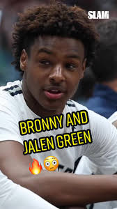 G league star to be number one pick? Bronny And Jalen Green In The Same Arena Fyp Basketball Sports Bronny Bronnyjames Jalengreen Brandonboston Amaribailey Sierracanyon