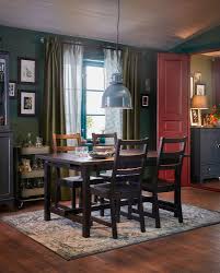 Is there something about the ikea cabinet installation that enables them to sit on this type of floor? Ikea Svartnora Suspension Gris Turquoise Pendant Lamp Dining Room Corner Ikea Dining Room
