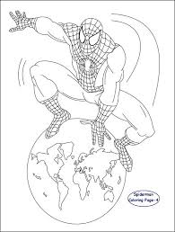 You may even spot an ariel lookalike in this bunch o. Spiderman Coloring Page For Kids 4