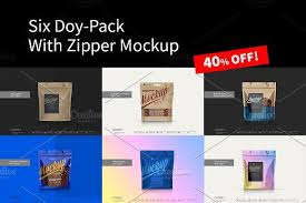 Six Doy Pack Mockup 40 Off Mockup Types Of Packaging Packaging Mockup