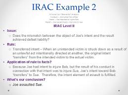 Irac is used after your facts section, in the 'discussion' section or your memo, or the 'argument' section of your brief. Skills Session Legal Analysis What Is Legal Analysis