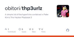 GitHub - obitori/thp3urlz: A simple list of the hyperlinks ...