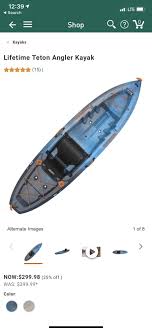 Walmart is known for their low prices, special buys and rollbacks, but there are still many ways you can save even money. Anyone Have Any Experience With The Lifetime Teton Angler Kayak It S On Sale At Dicks For 300 And I Want To Get Into Kayak Fishing More This Year Kayakfishing