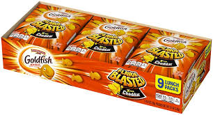 Pepperidge farm goldfish flavor blasted baked snack crackers xtra cheddar. Pepperidge Farm Goldfish Flavor Blasted Xtra Cheddar Multipack Shop Crackers Breadsticks At H E B