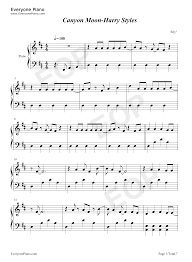 Last edit on may 18, 2020. Canyon Moon Harry Styles Stave Preview