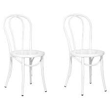 Set Of 2 Ellie Bistro Dining Chair Ace Bayou Steel Dining Chair Metal Bistro Chairs Bistro Chairs