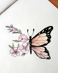 Sigueme Pinterest Mar Rodao Butterfly Sketch Pencil Drawings Butterfly Drawing