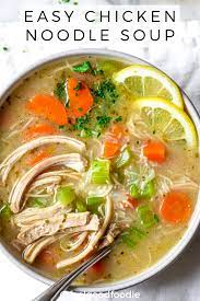Easy Chicken Noodle Soup Recipe Chicken Noodle Soup Easy Soup Recipes Chicken Noodle Vermicelli Recipes
