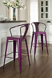18 Brilliant Kitchen Bar Stools That Add A Serious Pop Of Color Metal Bar Stools Bar Stools Bar Stools With Backs