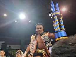 𝗖𝗵𝗶𝗻𝗲𝘀𝗲 𝗽𝘂𝗴 𝗽𝘂𝗻𝗶𝘀𝗵𝗲𝘀 𝗖𝗲𝗯𝘂𝗮𝗻𝗼 𝗔𝗯𝗻𝗲 CHINA'S  Dianxing Zhu scored two knockdowns en route to scoring a dominant win over  Ian Paul Abne in the main event of Fist of Fury 10: The