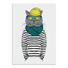 Pin By Kasia Bed On Animal In 2020 Large Art Prints Canvas Art Prints Hipster Animals