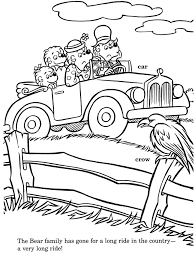 In the berenstain bears down on the farm, the bear family is learning all about farms! Berenstain Bears In Car Coloring Page Free Printable Coloring Pages For Kids