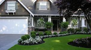 Flower Garden Designs For Stunning Front Yard Landscape Grey Exterior Color For Colonial Front Yard Garden Design Front Yard Landscaping Design House Landscape
