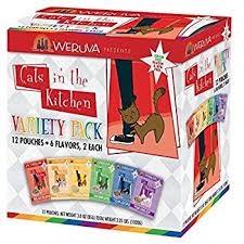 If cats could cook, they'd whip up these delectable dishes in the kitchen, featuring a variety of textures and flavors to please even the pickiest palate. Weruva Cats In The Kitchen Variety Pack Cat Food Non Product Review