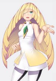 She has green eyes, blonde hair and. Blonde Long Hair Green Eyes Nagase Haruhito Pokemon Lusamine Anime Girls 1388x1972 Wallpaper Wallhaven Cc