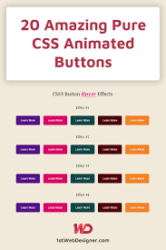 20 Amazing Pure Css Animated Buttons Css Animate Css Animation