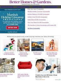 The game show network chain reaction instant win sweepstakes. Better Homes And Gardens Enter Daily To Win A Martha Stewart Prize Every Day Milled